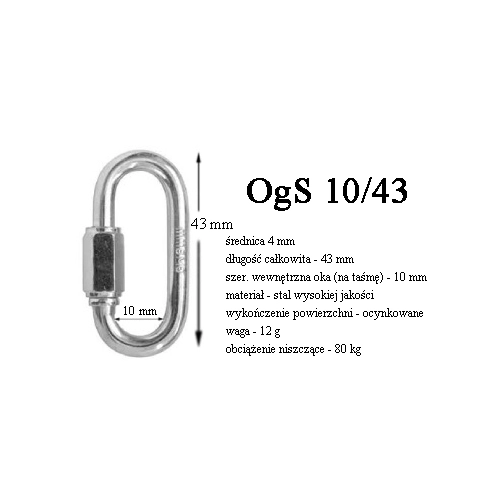 ogniwo skręcane 4 mm